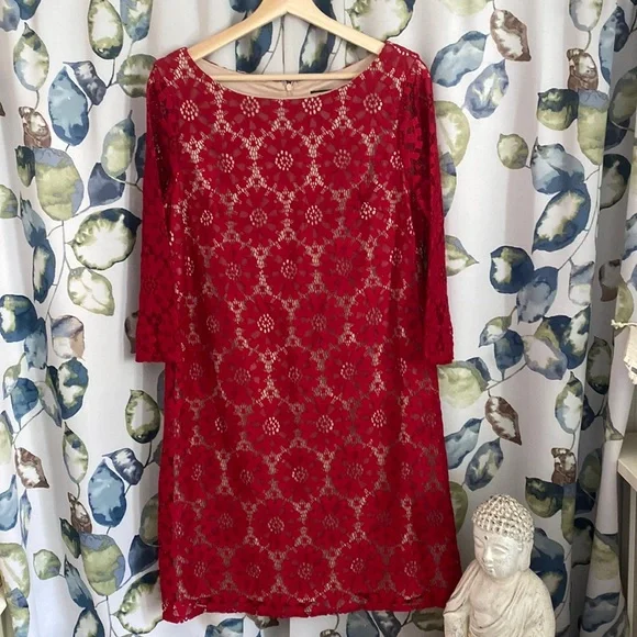 Jessica Howard | Dresses | Jessica Howard Lace Sheath Dress | Poshmark
